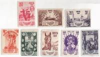 1939-23 24 26-31 Серия Набор марок 8 шт СССР  Сельхозяйственная выставка II O