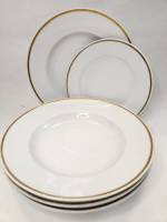 Тарелки 5 шт Богемия Чехословакия суповые большие и десертная