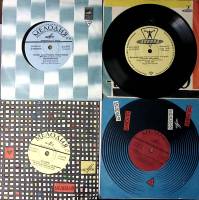 Набор виниловых пластинок (4 шт) Э. Пьеха Песняры Песни А. Пахмутовой. Магомаев, Хиль Мелодия 175 мм