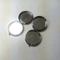 Зеркала раскладные, карманные, металл, 2 шт (Сост на фото)