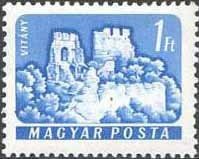 (1961-017) Марка Венгрия "Вац"    Замки (Стандартный выпуск) II Θ