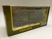 Масштабная модель ГАЗ 63А 1:43 Наш автопром в коробке