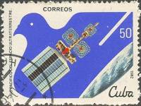 (1982-038) Марка Куба "Космос"    День космонавтики III Θ