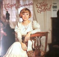 Пластинка виниловая Ф. Шопен Фортепианные произведения Эльфрун Габриэль Мелодия 300 мм. Excellent