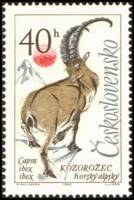 (1963-066) Марка Чехословакия "Козерог"    Животные III Θ