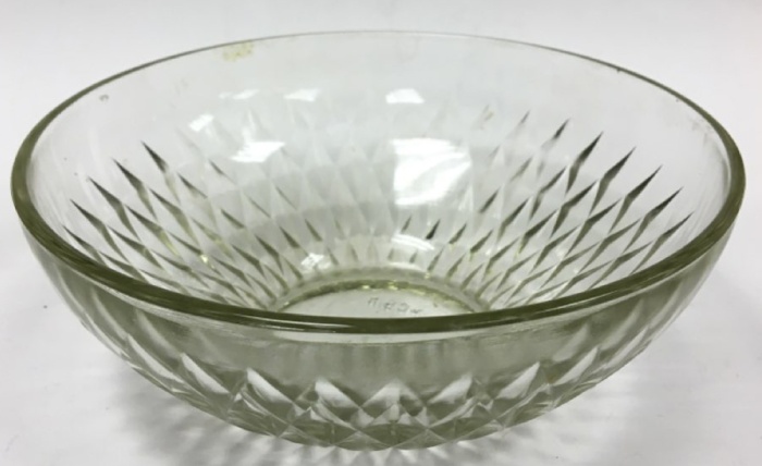 Салатник "Рифлёный", хрусталь (сост. на фото)