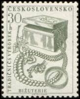 (1956-007) Марка Чехословакия "Ювелирное украшение"    Чехословацкий экспорт II Θ