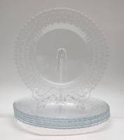 Тарелки десертные Habitat Pasabahce стекло 6 штук диаметр 20 см новые