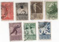 1938-77-83 Серия Набор марок 7 шт СССР  Спорт I O