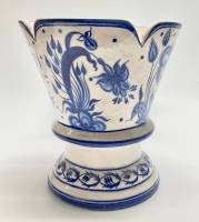 Ваза, кашпо, Кобальт, Майолика