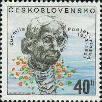 (1972-027) Марка Чехословакия "Людмила Подъяворинская"    Личности III Θ