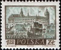 (1960-064) Марка Польша "Щецин"   Исторические города №2 II Θ