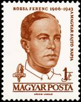 (1961-82) Марка Венгрия "Ференц Рожа"    День венгерской прессы II Θ