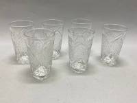 Стопки высокие хрусталь СССР, 6 шт