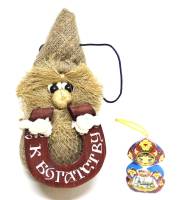 Набор подвесок "Домовёнок и снегурочка", 2 предмета, Россия (сост. на фото)