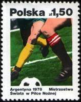 (1978-018) Марка Польша "Футбол"    ЧМ по футболу 1978 Аргентина II Θ