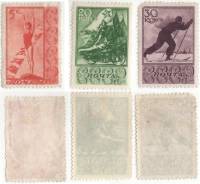 1938-77 80 81 Серия Набор марок 3 шт СССР  Спорт II O