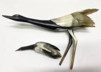 Статуэтки Птицы из рога 2 шт 