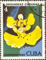 (1980-031) Марка Куба "Толумния"    Орхидеи III Θ