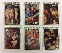 --  Набор марок Верхняя Вольта 6 шт.  Гашёные , III Θ