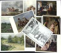 Набор открыток "Репродукции картин", 21 шт, 1979 г.