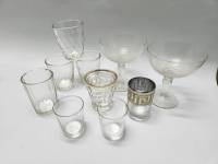 Набор рюмки стопки бокалы креманки на ножке 10 предметов