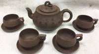 Кофейный сервиз "Китайские традиции" на 4 персоны, глина, 9 предметов (сост. на фото)