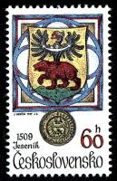 (1979-024) Марка Чехословакия "Медведь и орел"    Гербы с изображениями животных III Θ