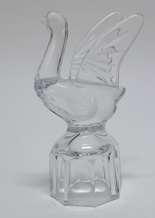 Стеклянный сувенир "Лебедь", СССР (сост. на фото)
