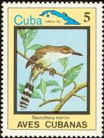(1983-083) Марка Куба "Американская кукушка"    Птицы III Θ