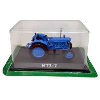 Тракторы история люди машины модель МТЗ 7 в коробке-блистере без журнала