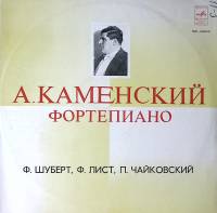 Пластинка виниловая А. Каменский ф-но Ф. Шуберт Ф. Лист П. Чайковский Мелодия 300 мм. Excellent