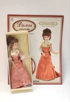 Кукла фарфор Дамы эпохи 8 Кэтрин Слопер с журналом