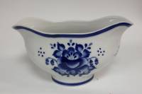 Соусник, фарфор, гжель