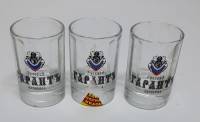 Набор рюмок, стекло, 3 шт.(сост. на фото)