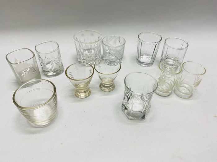 Набор стопки 12 шт стекло СССР