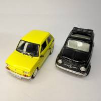 Набор моделей авто Polski Fiat и Fiat 500 1:43 DeAgostini Brumm без блистера