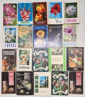 Наборы открыток 20 шт Цветы Растения Рецепты (полный комплект в каждом наборе)