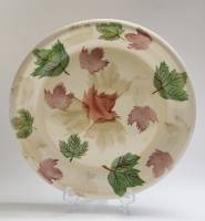 Блюдо Англия Wishland England Exclusive design керамика фаянс кленовые листья ручная роспись 27 см