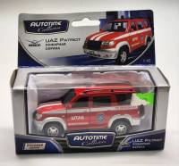 Модель автомобиля UAZ Patriot УАЗ Патриот пожарная охрана в коробке-блистере Autotime 1:43