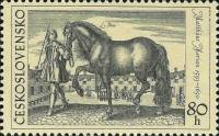 (1969-021) Марка Чехословакия "Демонстрация лошади"    Лошади III Θ