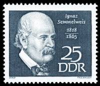 (1968-057) Марка Германия (ГДР) "Игнац Земмельвейс"    Известные личности II Θ