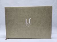 Папка-скоросшиватель 46х33 см кожзам бежевая LI Interiors design