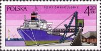 (1976-061) Марка Польша "Погрузка угля"    Польский порт III Θ