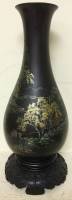 Ваза Китайская папье-маше  дерево  роспись