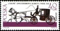 (1965-084) Марка Польша "Купе"   Экипажи III Θ