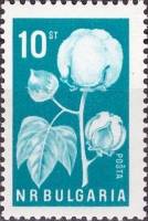 (1965-017) Марка Болгария "Хлопчатник"   Стандартный выпуск. Сельскохозяйственные культуры II Θ