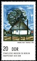 (1974-103) Марка Германия (ГДР) "Рыбацкий дом"    Живопись III Θ