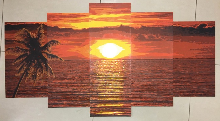 Панно складное "Закат" (сост. на фото)