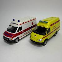 Набор моделей Mercedes-Benz Sprinter T1N СемАР-3234 Hongwell без коробки